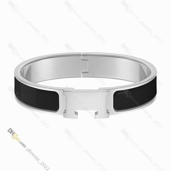 designer bracelet for women classic letter h bracelet titanium steel & enamel bracelets gold-plated never fading non-allergic,silver bracele, Black
designer bracelet for women classic letter h bracelet titanium steel & enamel bracelets gold-plated never fading non-allergic,silver bracele, Black