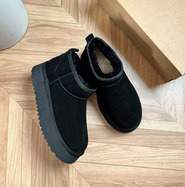 boots ug ultra mini platform boot uggly wgg designer woman winter ankle australia snow thick bottom real leather warm fluffy booties with ne, Black
boots ug ultra mini platform boot uggly wgg designer woman winter ankle australia snow thick bottom real leather warm fluffy booties with ne, Black