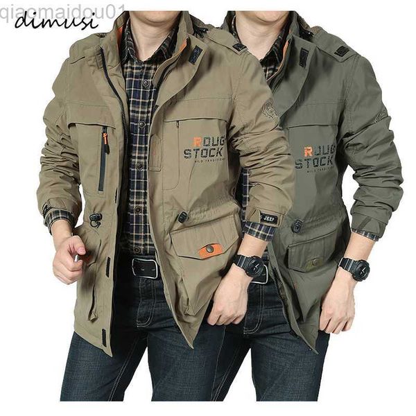 men's jackets dimusi men's jackets casual outwear hiking windbreaker hooded coats fashion army cargo bomber jackets mens clothing, Black;brown
men's jackets dimusi men's jackets casual outwear hiking windbreaker hooded coats fashion army cargo bomber jackets mens clothing, Black;brown