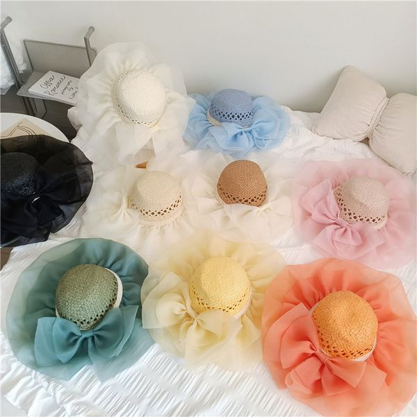 caps hats french style organza straw hat for girls and mothers mesh wavy edge bowknot sunhat mother daughter match beach accessory 230720, Yellow
caps hats french style organza straw hat for girls and mothers mesh wavy edge bowknot sunhat mother daughter match beach accessory 230720, Yellow