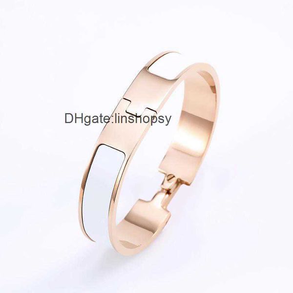 luxury designer h bracelet for women rose gold jewelry rainbow multi color initial bangle enamel charm fashion wedding party gifts lovers si, Black
luxury designer h bracelet for women rose gold jewelry rainbow multi color initial bangle enamel charm fashion wedding party gifts lovers si, Black