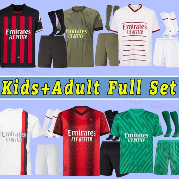full set men kids 23 24 home ac milans soccer jerseys 2023 2024 tomori giroud ibrahimovic de ketelaere 2022 tonali theo brahim football shir, Black;yellow
full set men kids 23 24 home ac milans soccer jerseys 2023 2024 tomori giroud ibrahimovic de ketelaere 2022 tonali theo brahim football shir, Black;yellow