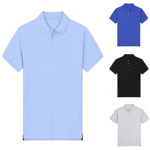 men's polos 2023 summer branch combed cotton business casual war horse embroidered polo shirt 230720, White;black
men's polos 2023 summer branch combed cotton business casual war horse embroidered polo shirt 230720, White;black
