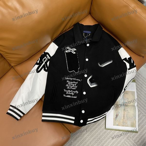 xinxinbuy men designer coat jacket paris towel embroidery skull letter leather long sleeve women yellow black blue m-2xl, Black;brown 
xinxinbuy men designer coat jacket paris towel embroidery skull letter leather long sleeve women yellow black blue m-2xl, Black;brown