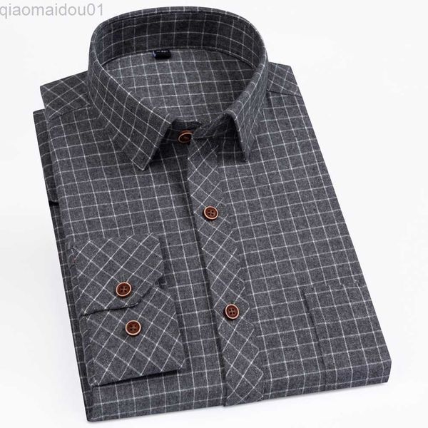 men's casual shirts men's plaid checkered long sleeve casual brushed shirts single patch pocket fashion chemise homme standard-fit, White;black
men's casual shirts men's plaid checkered long sleeve casual brushed shirts single patch pocket fashion chemise homme standard-fit, White;black