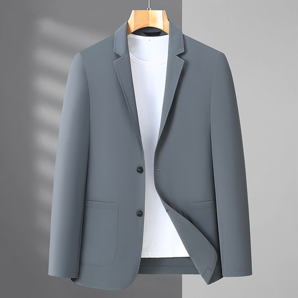 men's suits blazers ice silk high elastic high-quality fashion summer thin sunscreen suit men's spring and summer leisure suit sin, White;black
men's suits blazers ice silk high elastic high-quality fashion summer thin sunscreen suit men's spring and summer leisure suit sin, White;black