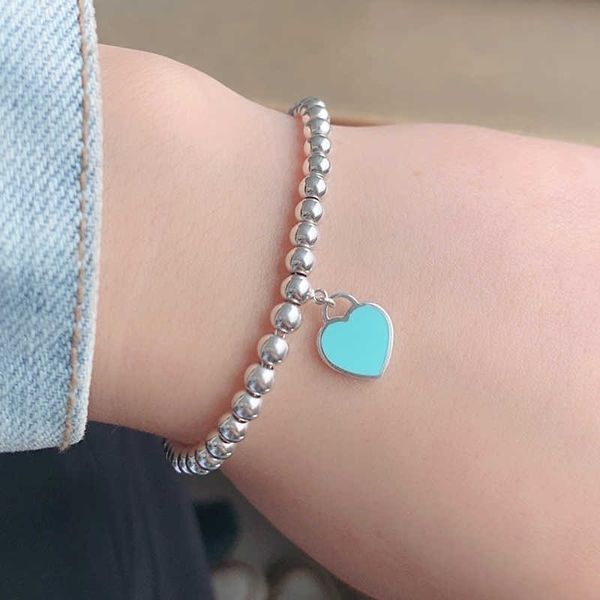 tiyuni tiffay's same enamel blue heart bracelet 925 sterling silver buddha bead round net red girl, Golden;silver
tiyuni tiffay's same enamel blue heart bracelet 925 sterling silver buddha bead round net red girl, Golden;silver