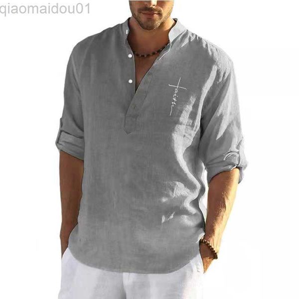men's casual shirts new cotton linen shirt men's casual blouse loose long sleeve printing tee shirt spring autumn casual men shir, White;black
men's casual shirts new cotton linen shirt men's casual blouse loose long sleeve printing tee shirt spring autumn casual men shir, White;black