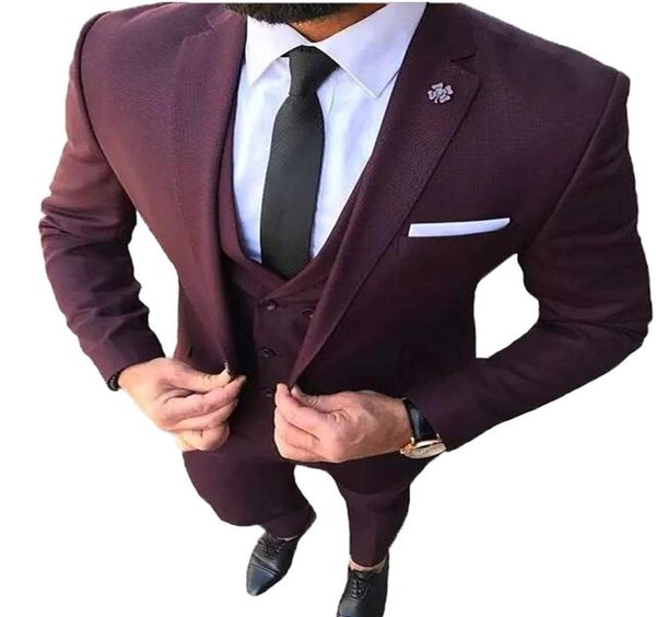 new arrival one button burgundy groom tuxedos notch lapel groomsmen mens wedding business prom suits jacketpantsvesttie 1692249864, Black;gray 
new arrival one button burgundy groom tuxedos notch lapel groomsmen mens wedding business prom suits jacketpantsvesttie 1692249864, Black;gray