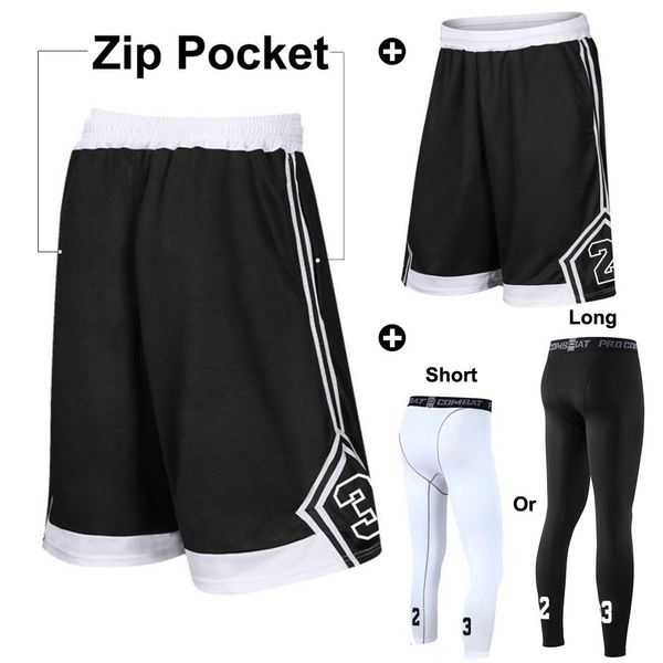men's shorts loose short basketball breathable men fitness gym cycling sport shorts zipper pocket quick dry running basketball training, White;black
men's shorts loose short basketball breathable men fitness gym cycling sport shorts zipper pocket quick dry running basketball training, White;black