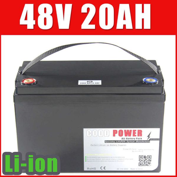 Image of 48V 20AH Electric Bike Lithium ion Battery 48V 1000W E-bike Battery