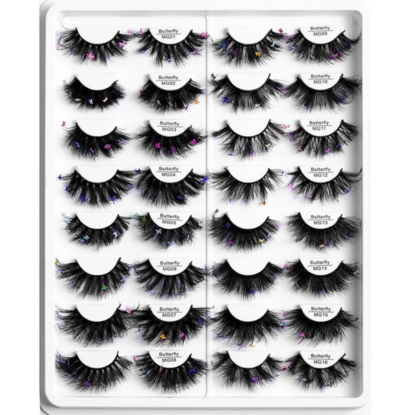fried hair butterfly fake eyelashes multi -layered thick cross -imitation imitation mink eyelashes separate packaging boxes, many style choi
fried hair butterfly fake eyelashes multi -layered thick cross -imitation imitation mink eyelashes separate packaging boxes, many style choi