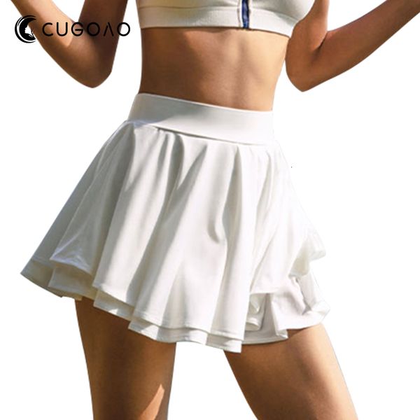 skirts cugoao solid double layer tennis skorts for women active fashion badminton golf skirts workout sport running sportswear 230720, Black
skirts cugoao solid double layer tennis skorts for women active fashion badminton golf skirts workout sport running sportswear 230720, Black