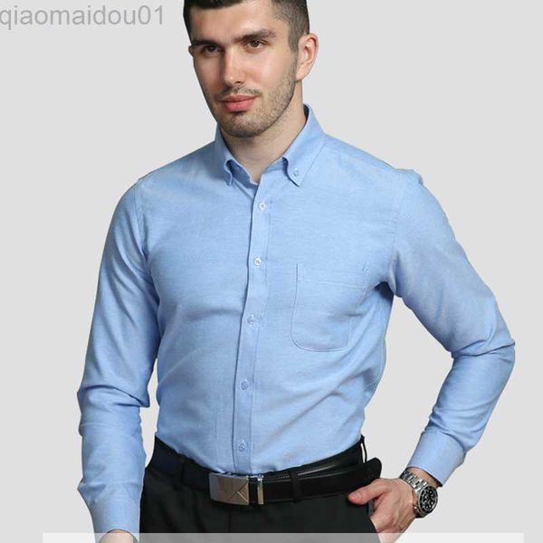men's casual shirts oxford spun long-sleeved men's shirts are loose and comfortable no ironing business casual fashionable breatha, White;black 
men's casual shirts oxford spun long-sleeved men's shirts are loose and comfortable no ironing business casual fashionable breatha, White;black