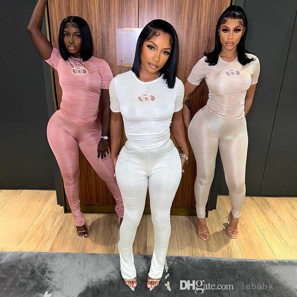 womens tracksuit sportswear letter embroidered two piece pants set hollow out round neck short sleeve t-shirt sweatpants spicy girl sets 2pc, White
womens tracksuit sportswear letter embroidered two piece pants set hollow out round neck short sleeve t-shirt sweatpants spicy girl sets 2pc, White
