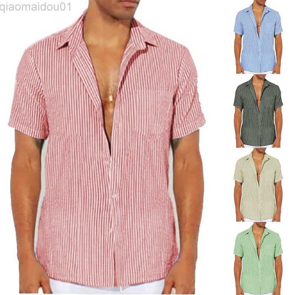 men's casual shirts mens casual cotton striped short sleeve linen shirt band collar button down shirt 2023 new summer slim fitness t-sh, White;black
men's casual shirts mens casual cotton striped short sleeve linen shirt band collar button down shirt 2023 new summer slim fitness t-sh, White;black