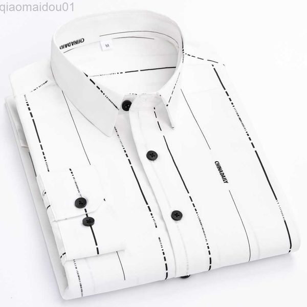 men's casual shirts men's slight strech long sleeve striped dress shirts without pocket comfortable standard-fit bamboo fiber geom, White;black
men's casual shirts men's slight strech long sleeve striped dress shirts without pocket comfortable standard-fit bamboo fiber geom, White;black