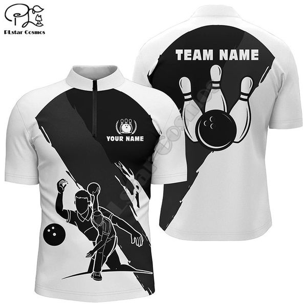 men's polos personalized 3d bowling quarter zip shirts custom black white team jerseys for men printed polo shirts tees 230720, White;black
men's polos personalized 3d bowling quarter zip shirts custom black white team jerseys for men printed polo shirts tees 230720, White;black
