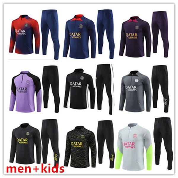 23 24 jordam psgs mbappe soccer jersey tracksuit 22/23/24 retro paris football training suit half pull long sleeve sergio ramos verratti ica, Black
23 24 jordam psgs mbappe soccer jersey tracksuit 22/23/24 retro paris football training suit half pull long sleeve sergio ramos verratti ica, Black