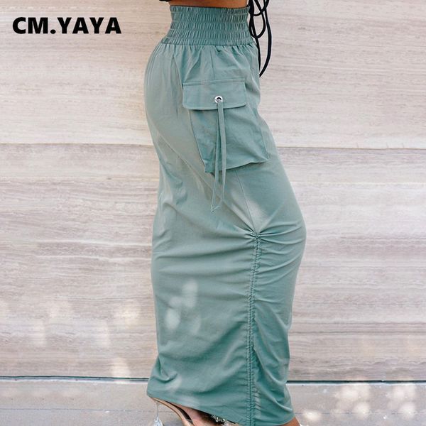 skirts cmyaya loose side drawstring pleating solid women adjustable length skirt with pockets female casual streetwear 230720, Black
skirts cmyaya loose side drawstring pleating solid women adjustable length skirt with pockets female casual streetwear 230720, Black