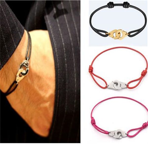 french women's fashion jewelry bracelet handwoven men's and women's transport red rope colorful wax rope titanium steel handc, Golden;silver
french women's fashion jewelry bracelet handwoven men's and women's transport red rope colorful wax rope titanium steel handc, Golden;silver