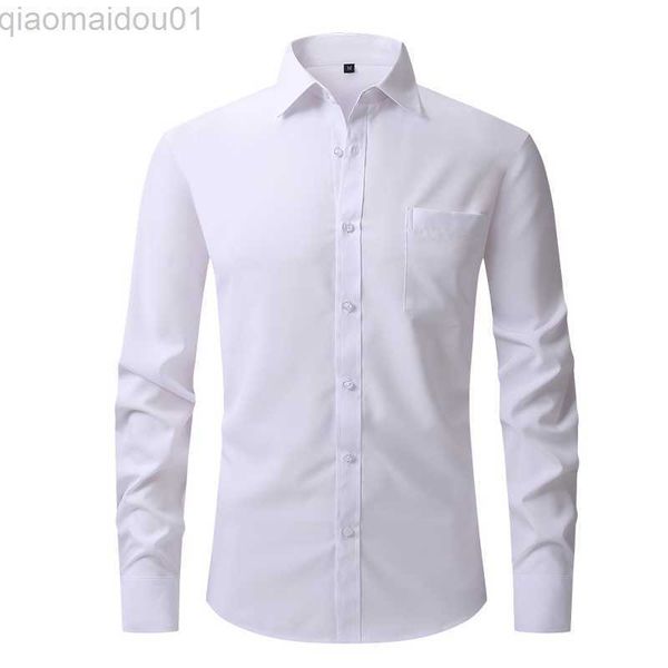 men's casual shirts mens long sleeve shirt trendy handsome professional business male casual formal dress slim solid shirt spring autum, White;black
men's casual shirts mens long sleeve shirt trendy handsome professional business male casual formal dress slim solid shirt spring autum, White;black