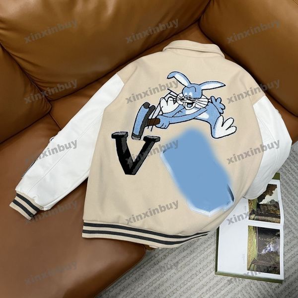 xinxinbuy men designer coat jacket paris rabbit towel embroidery skull letter leather long sleeve women yellow black blue m-2xl, Black;brown
xinxinbuy men designer coat jacket paris rabbit towel embroidery skull letter leather long sleeve women yellow black blue m-2xl, Black;brown