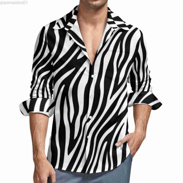 men's casual shirts zebra pattern casual shirts men african animal stripes print shirt long sleeve trendy y2k blouses autumn graphic pl, White;black
men's casual shirts zebra pattern casual shirts men african animal stripes print shirt long sleeve trendy y2k blouses autumn graphic pl, White;black