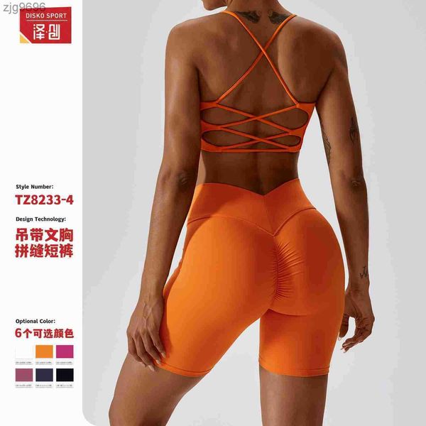designer zechuang back yoga suit wearing pilates running fitness exercise yoga set for women 8233, White
designer zechuang back yoga suit wearing pilates running fitness exercise yoga set for women 8233, White