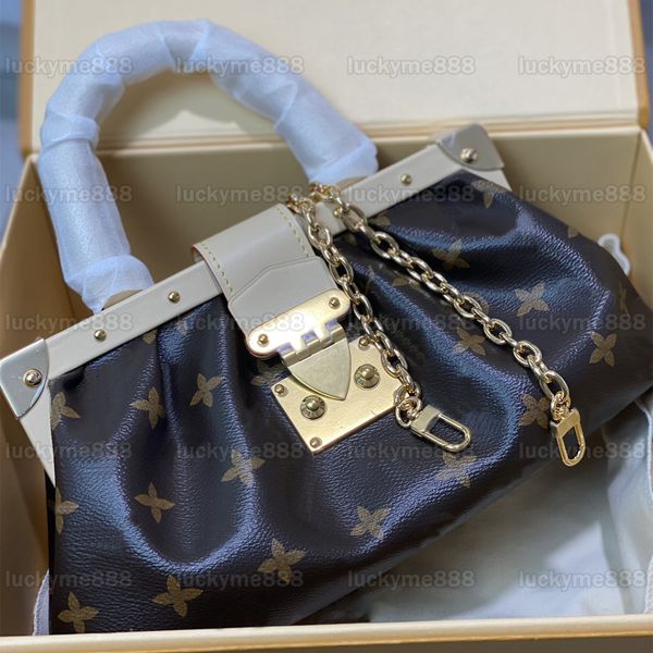 10a mirror quality designers 28cm cloud clutch bags womens coated canvas handle handbag brown flower chian purse classic luxury shoulder bag
10a mirror quality designers 28cm cloud clutch bags womens coated canvas handle handbag brown flower chian purse classic luxury shoulder bag