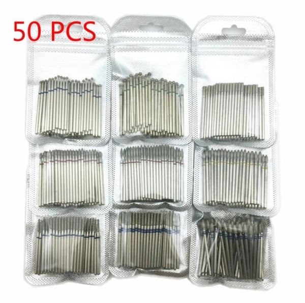 50 pcsset drill bit set for nails cutter dental diamond grinding polish burs lab polisher 235mm shank nail tools 2205185877186, Silver
50 pcsset drill bit set for nails cutter dental diamond grinding polish burs lab polisher 235mm shank nail tools 2205185877186, Silver