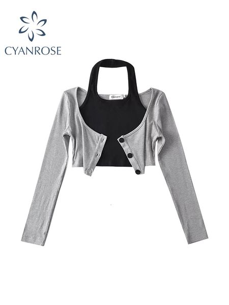 men s t shirt y2k two piece set tee harajuku fashion korean vintage long sleeve crop funny t shirts 2000s summer 230720, White;black
men s t shirt y2k two piece set tee harajuku fashion korean vintage long sleeve crop funny t shirts 2000s summer 230720, White;black