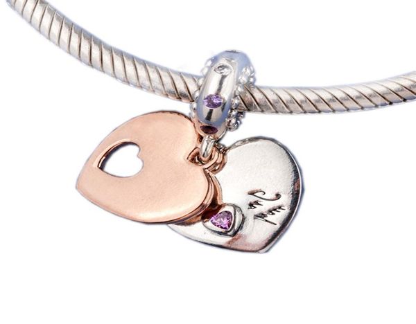 dangle silver and rose charms fits for original style bracelet part of my heart 787235cfp h81299623, Bronze;silver
dangle silver and rose charms fits for original style bracelet part of my heart 787235cfp h81299623, Bronze;silver