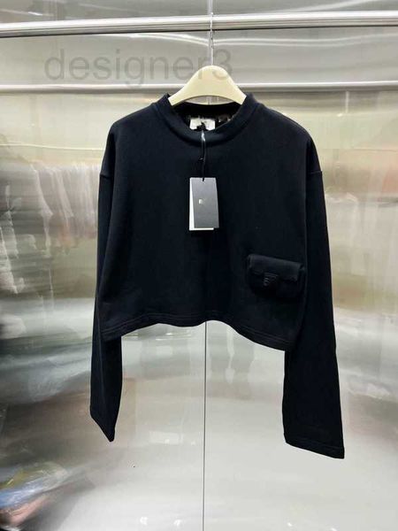 women's hoodies & sweatshirts designer summer new commuter style temperament age reducing double f hardware 3d pocket bag round neck sw, Black
women's hoodies & sweatshirts designer summer new commuter style temperament age reducing double f hardware 3d pocket bag round neck sw, Black