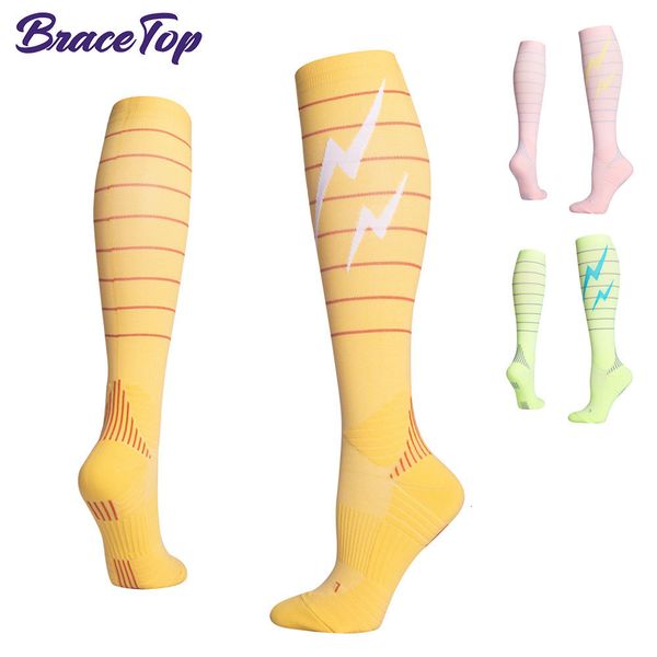 kids socks 1 pair running compression socks soccer stockings 20-30 mmhg men women sports socks for marathon cycling football varicose veins, Pink;yellow
kids socks 1 pair running compression socks soccer stockings 20-30 mmhg men women sports socks for marathon cycling football varicose veins, Pink;yellow