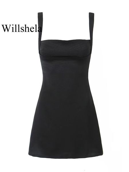 basic casual dresses willshela women fashion black embroidery backless zipper mini dress vintage straps square collar female chic lady 23072, Black;gray
basic casual dresses willshela women fashion black embroidery backless zipper mini dress vintage straps square collar female chic lady 23072, Black;gray