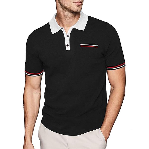 men's polos shirts for men men spring and summer fashion loose lapel button casual printing short street wear leisure polo 230720, White;black
men's polos shirts for men men spring and summer fashion loose lapel button casual printing short street wear leisure polo 230720, White;black