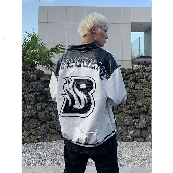 men's jackets y2k american street splicing pu leather jacket for men and women retro fashion loose couple motorcycle baseball uniform 2, Black;brown
men's jackets y2k american street splicing pu leather jacket for men and women retro fashion loose couple motorcycle baseball uniform 2, Black;brown