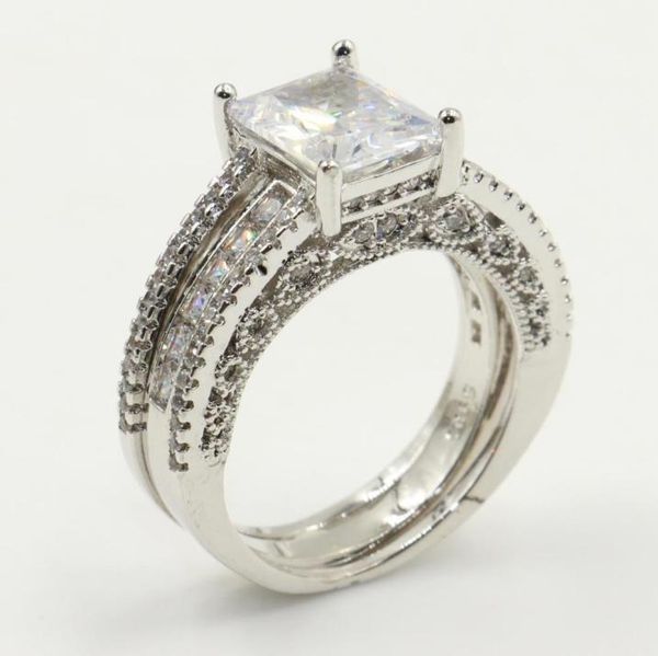cool victoria wieck luxury jewelry 925 sterling silver couple ring princess cut white z cz diamond women wedding birdal ring s3731829, Slivery;golden
cool victoria wieck luxury jewelry 925 sterling silver couple ring princess cut white z cz diamond women wedding birdal ring s3731829, Slivery;golden