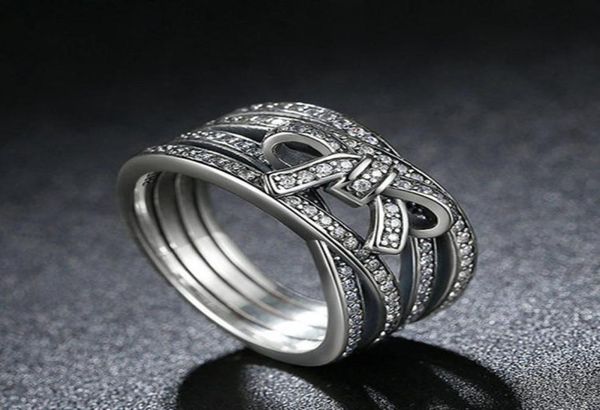wholesale- real 925 silver bow ring set original box for cz diamond women engagement rings fashion accessories7397314, Golden;silver
wholesale- real 925 silver bow ring set original box for cz diamond women engagement rings fashion accessories7397314, Golden;silver