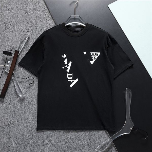 men's loose t-shirt shirt summer fashion men's wardrobe h48, White;black 
men's loose t-shirt shirt summer fashion men's wardrobe h48, White;black