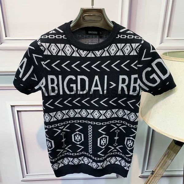 men's sweaters men's knitted t shirt new personality letter jacquard crewneck slim backing short sleeve 2022 social club outfits j, White;black
men's sweaters men's knitted t shirt new personality letter jacquard crewneck slim backing short sleeve 2022 social club outfits j, White;black
