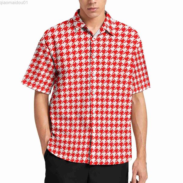 men's casual shirts houndstooth speckled vacation shirt red white pattern hawaiian casual shirts street style blouses short-sleeve grap, White;black
men's casual shirts houndstooth speckled vacation shirt red white pattern hawaiian casual shirts street style blouses short-sleeve grap, White;black
