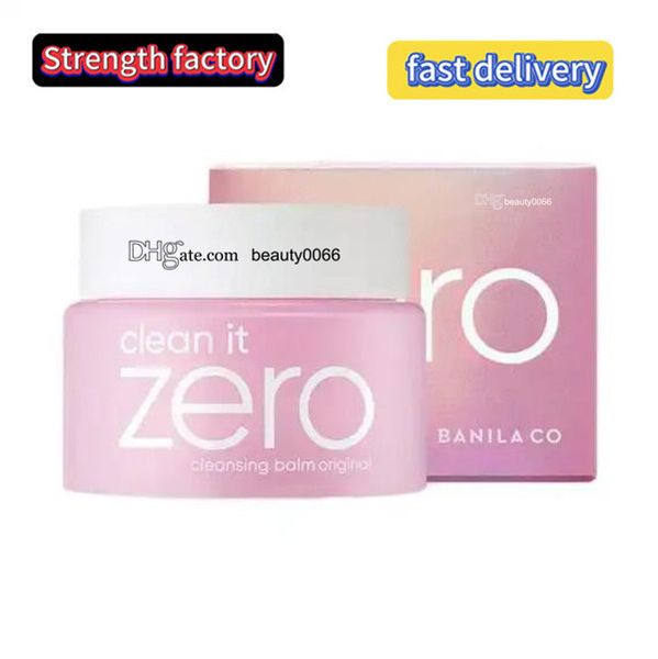

Clean It Zero Cleansing Balm BANILA CO 100ML Moisturizing Makeup Remover Facial Cleanser Face Skin Care, Pink