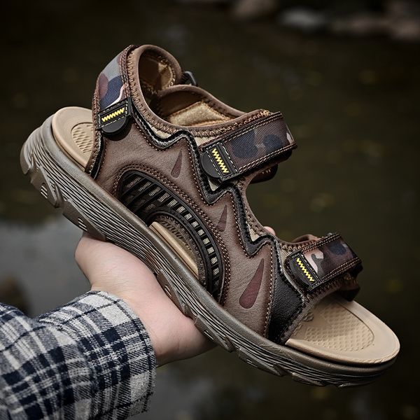 sandals outdoor men's sandals summer ultra light soft sole casual shoes designer slippers hiking travel shoes men's beach shoes 23, Black
sandals outdoor men's sandals summer ultra light soft sole casual shoes designer slippers hiking travel shoes men's beach shoes 23, Black