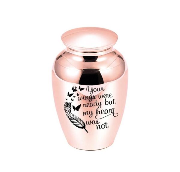 your wings were ready my heart was not cremation urns ashes holder keepsake memorial mini urn funeral urn jewelry 70x45mm8831071, Silver
your wings were ready my heart was not cremation urns ashes holder keepsake memorial mini urn funeral urn jewelry 70x45mm8831071, Silver
