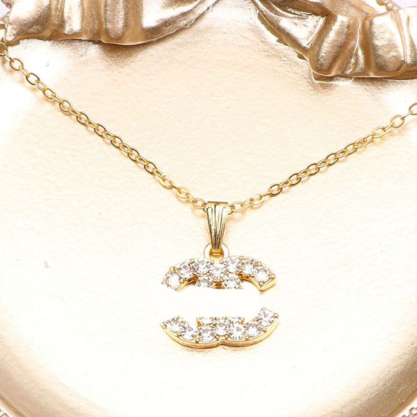 20 style luxury designer necklace pendant necklaces designers diamond rhinestone stainless steel plated letter for women wedding jewelry no, Silver
20 style luxury designer necklace pendant necklaces designers diamond rhinestone stainless steel plated letter for women wedding jewelry no, Silver