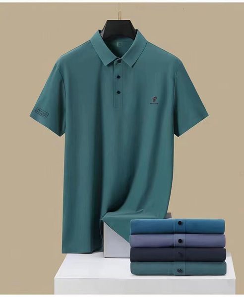 men's polos polo shirts for men 2023 summer short sleeved tshirt thin and traceless nylon loose breathable large 230720, White;black
men's polos polo shirts for men 2023 summer short sleeved tshirt thin and traceless nylon loose breathable large 230720, White;black