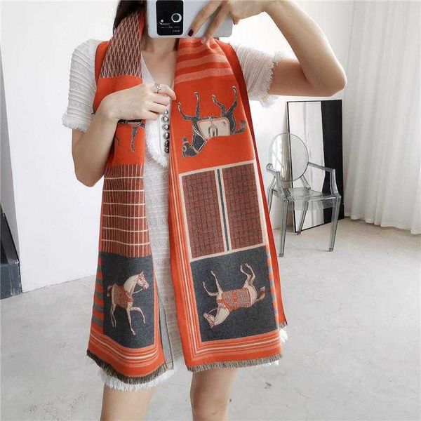designer h home winter scarves for sale 2023 new cashmere scarf women's advanced warmth and thickened air conditioning shawl long carri, Blue;gray
designer h home winter scarves for sale 2023 new cashmere scarf women's advanced warmth and thickened air conditioning shawl long carri, Blue;gray