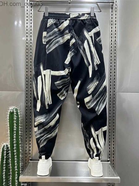 men's pants men's clothing korean spring/summer silk spring color pants fully matched with fashionable floral pants z230721, Black
men's pants men's clothing korean spring/summer silk spring color pants fully matched with fashionable floral pants z230721, Black